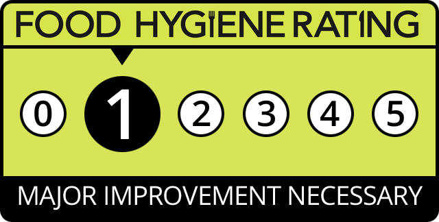 Food Hygiene Rating for Burger Shack